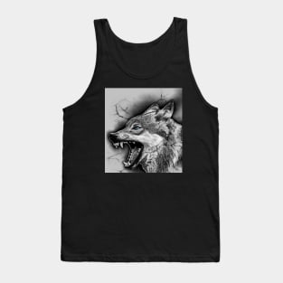 RAGING MAD WOLF Tank Top